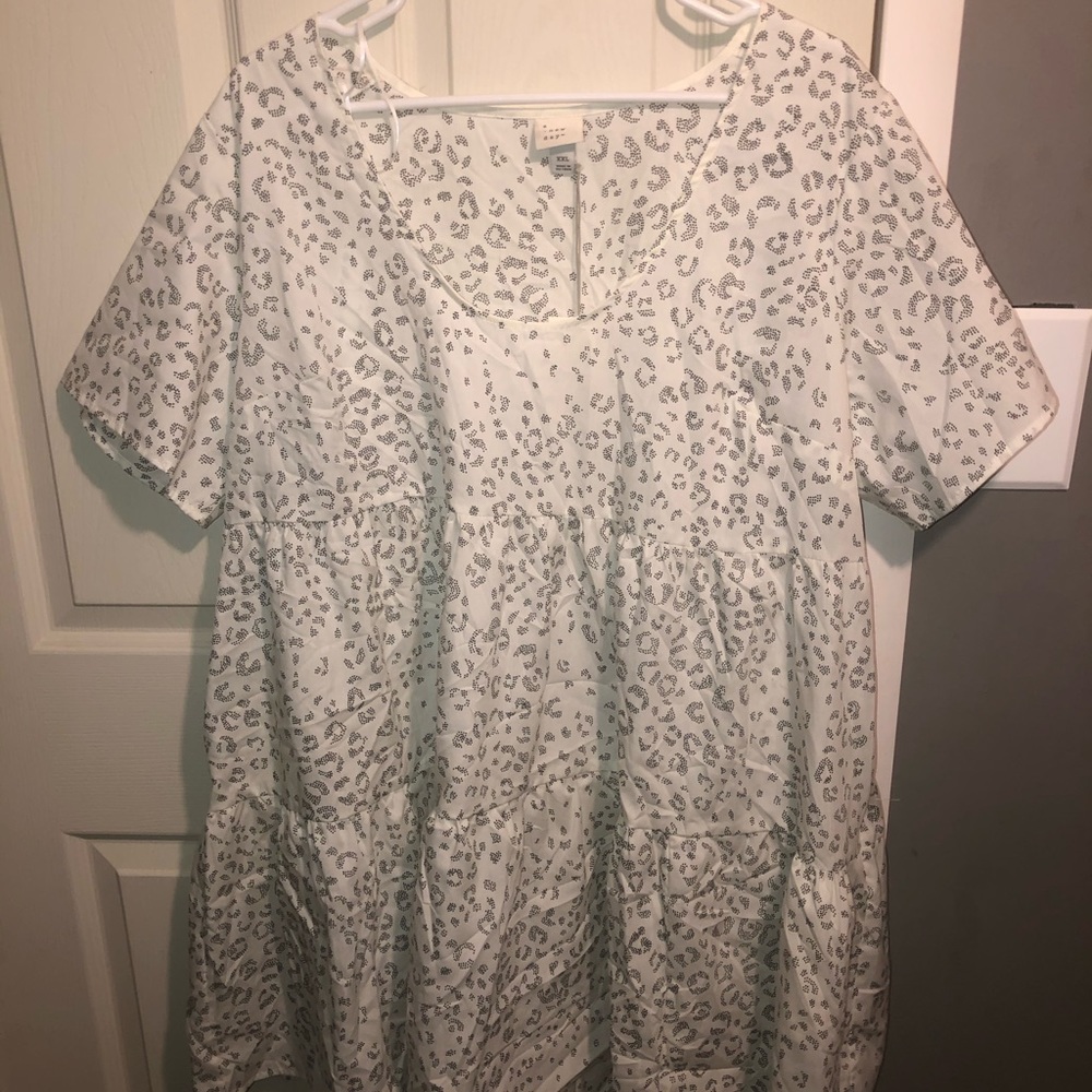 Polka dot t shirt dress